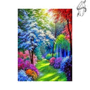 Broderie diamant Forêt multicolore | Diamond-painting-club.com