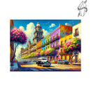 Broderie diamant Rue au Mexique | Diamond-painting-club.com