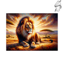 Broderie diamant Lion majestueux | Diamond-painting-club.com