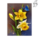 Broderie diamant Fleur de Jonquille | Diamond-painting-club.com
