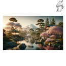 Broderie diamant Paysage japonais | Diamond-painting-club.com