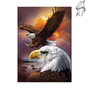 Broderie diamant Aigle royal | Diamond-painting-club.com