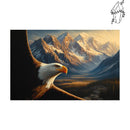 Broderie diamant Aigle de montagne | Diamond-painting-club.com