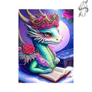 Broderie diamant Dragonnet de fleurs | Diamond-painting-club.com