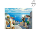 Broderie diamant Scène de grèce | Diamond-painting-club.com