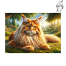 Broderie diamant Maine Coon Fantaisiste | Diamond-painting-club.com