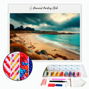 Broderie diamant Plage de bretagne | Diamond-painting-club.com