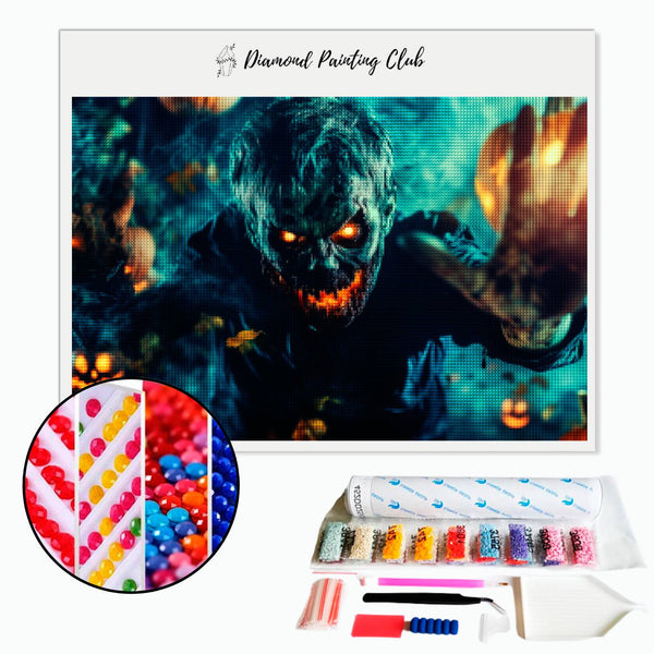 Broderie diamant Zombie de l'enfer | Diamond-painting-club.com