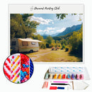 Broderie diamant Camping dans la forêt | Diamond-painting-club.com