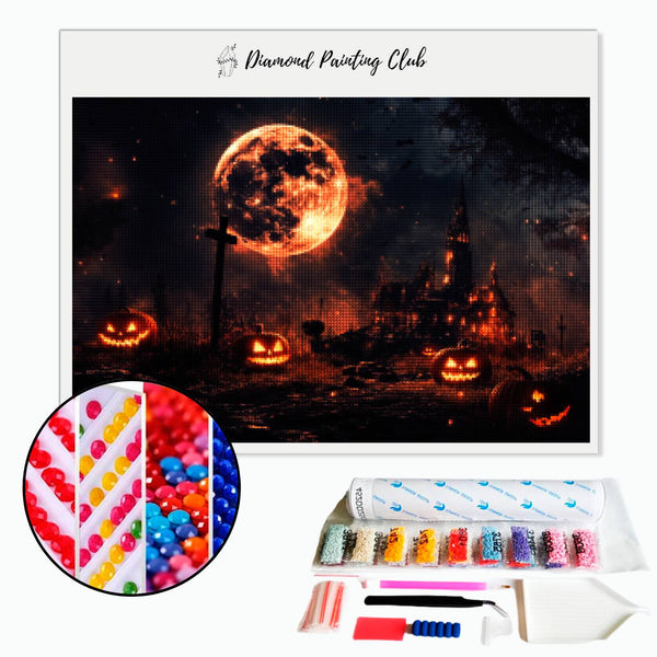 Broderie diamant Nuit d'Halloween | Diamond-painting-club.com