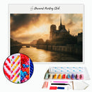Broderie diamant Paysage de Paris sur la seine | Diamond-painting-club.com