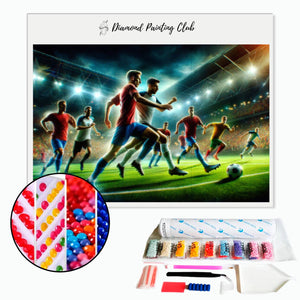 Broderie diamant Match de Foot | Diamond-painting-club.com