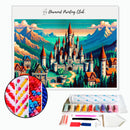 Broderie diamant Château 16-bit | Diamond-painting-club.com