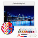 Broderie diamant Pont de New York Nuit | Diamond-painting-club.com