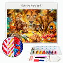 Broderie diamant Animaux de la savane | Diamond-painting-club.com