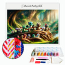 Broderie diamant Tribus de petits dragons | Diamond-painting-club.com