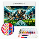 Broderie diamant Match de Rugby | Diamond-painting-club.com