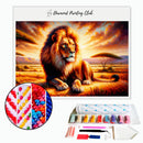 Broderie diamant Lion majestueux | Diamond-painting-club.com
