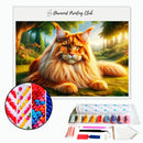 Broderie diamant Maine Coon Fantaisiste | Diamond-painting-club.com