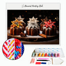 Broderie diamant Cake de Noël | Diamond-painting-club.com