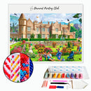 Broderie diamant Jardin du château | Diamond-painting-club.com