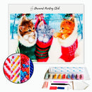 Broderie diamant Chatons dans des chaussettes | Diamond-painting-club.com