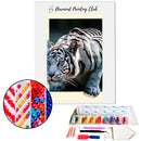 Broderie diamant Tigre Blanc | Diamond-painting-club.com
