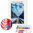 Broderie diamant Route Enneigée | Diamond-painting-club.com