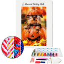 Broderie diamant Yorkshire dans une citrouille | Diamond-painting-club.com