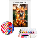 Broderie diamant Renard festif | Diamond-painting-club.com
