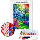 Broderie diamant Forêt multicolore | Diamond-painting-club.com