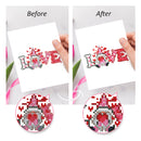 Mini Diamond Painting - Romantisme Scintillant (12 pièces)