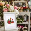 Mini Diamond Painting - Romantisme Scintillant (12 pièces)