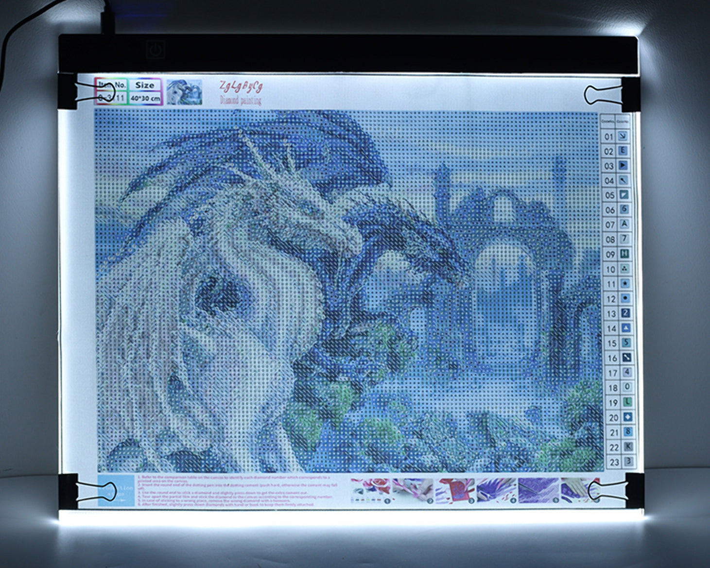 Tablette lumineuse XL LED broderie diamant  | Diamond Painting Club