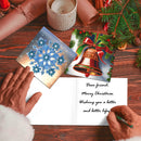 Cartes de vœux (x12) – Père Noël & son chien