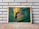 Broderie Diamant Lilo et Stitch dans la Jungle