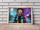 Broderie Diamant Reggae Futuriste