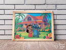 Broderie Diamant Maison de Lilo et Stitch
