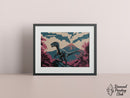 Broderie Diamant Dinosaure et Volcan