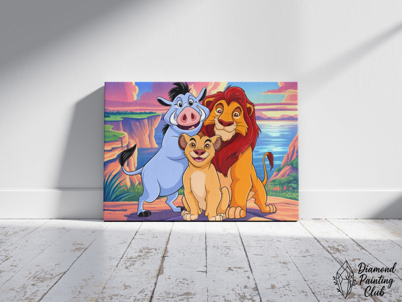 Broderie Diamant Le Trio du Rocher