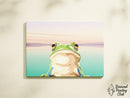 Broderie Diamant Grenouille Vue sur Lac