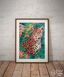 Broderie Diamant Jaguar Tropical