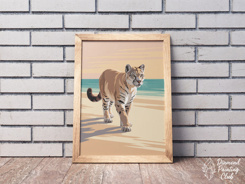 Broderie Diamant Puma sur la Plage