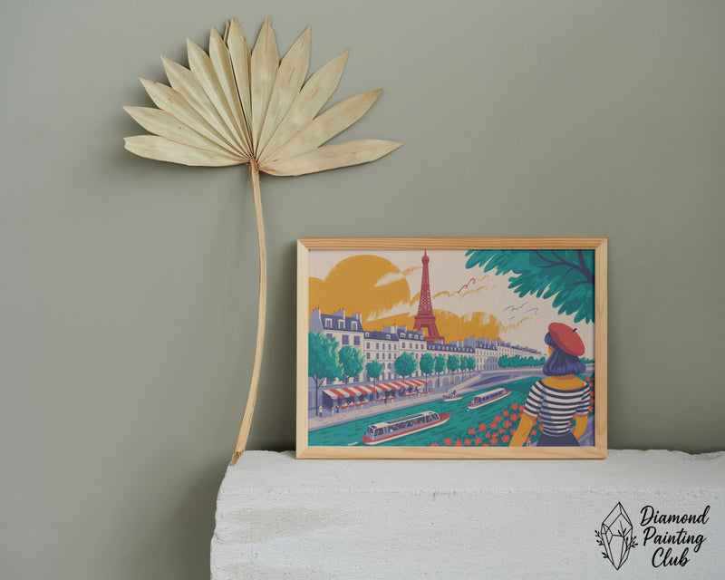 Broderie Diamant Promeneuse Paris