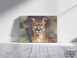 Broderie Diamant Puma Géométrique