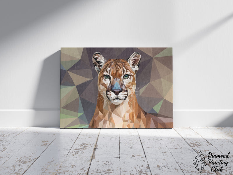 Broderie Diamant Puma Géométrique