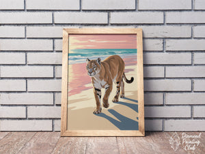 Broderie Diamant Puma Coucher de Soleil