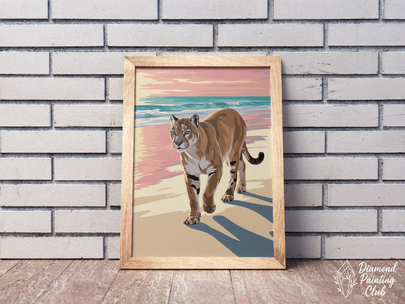 Broderie Diamant Puma Coucher de Soleil