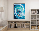 Broderie Diamant Stitch sur la Vague