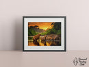 Broderie Diamant Capybaras au Coucher du Soleil